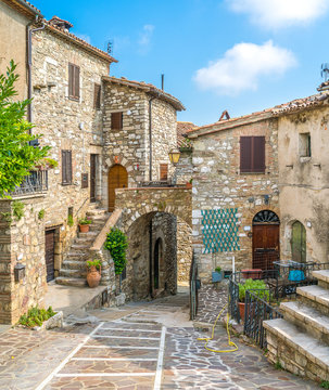 The idyllic village of Melezzole, near Montecchio, in the province of Terni. Umbria, Italy.