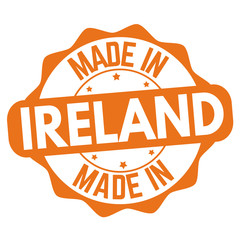 Made in Ireland sign or stamp