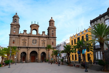Fototapeta na wymiar Cathedral of Las Palmas