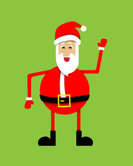 Santa flat illustration