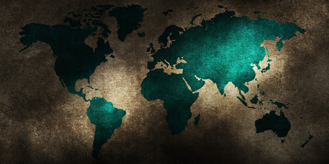 Worldmap with texture