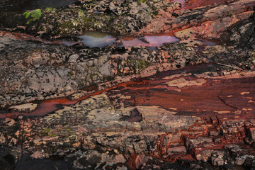 Scenic abstract pattern on the surface of the Earth