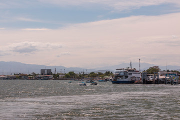 Obraz premium Ferry pier in the city of Puntarenas, Costa Rica