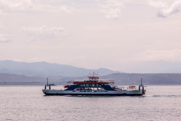 Fototapeta premium Ferry pier in the city of Puntarenas, Costa Rica