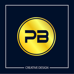 Initial Letter PG Logo Template Design