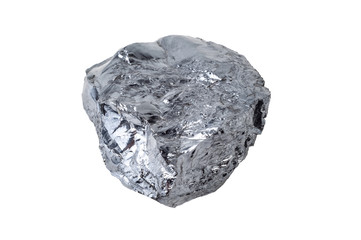 Piece of silicon isolated on white background