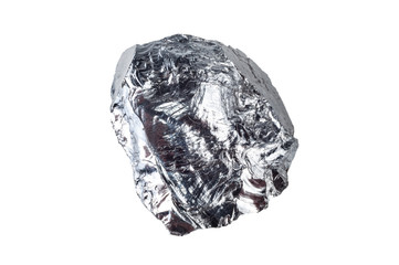 Piece of silicon isolated on white background