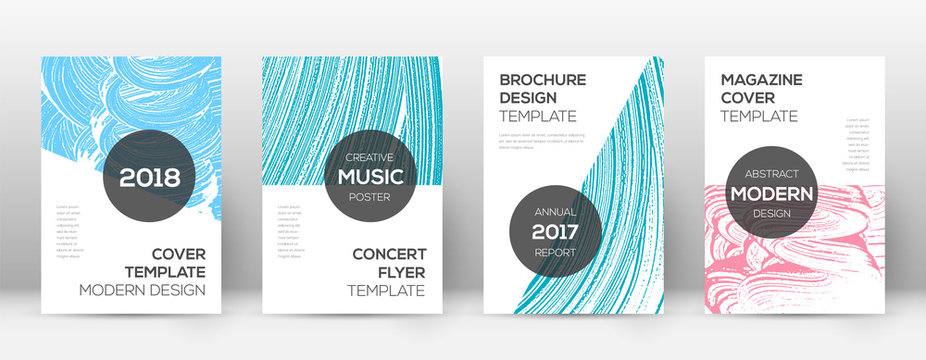 Cover page design template. Modern brochure layout