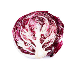 Obraz premium Radicchio isolated on white background