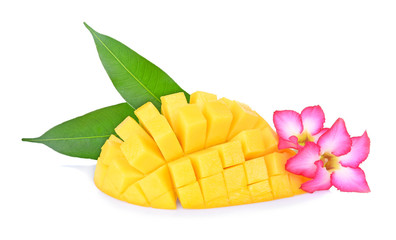 mango fruit isolated on white background