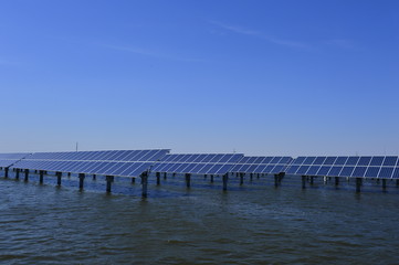 Solar panels green energy