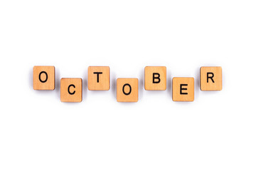 The month of OCTOBER