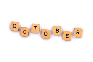 The month of OCTOBER