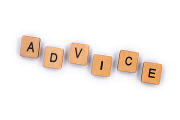 The word ADVICE