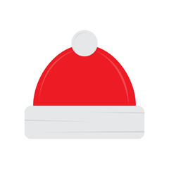 Isolated santa claus hat icon. Vector illustration design