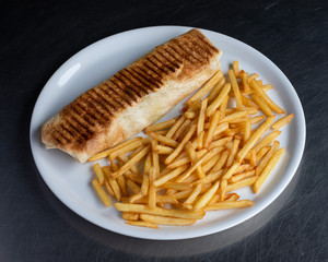 Tortilla & fries