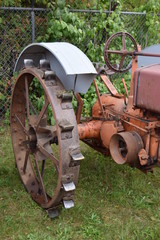 Fototapeta na wymiar Old tractor