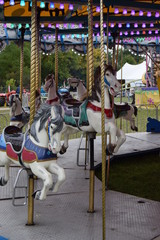 Fototapeta na wymiar Carousel horses 4