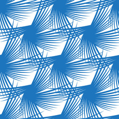 Abstract seamless pattern futuristic background with blue lines