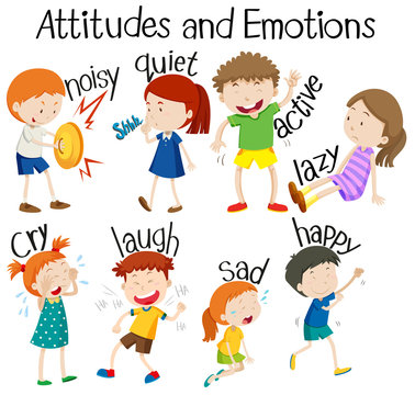 Set of attitudes and emotions