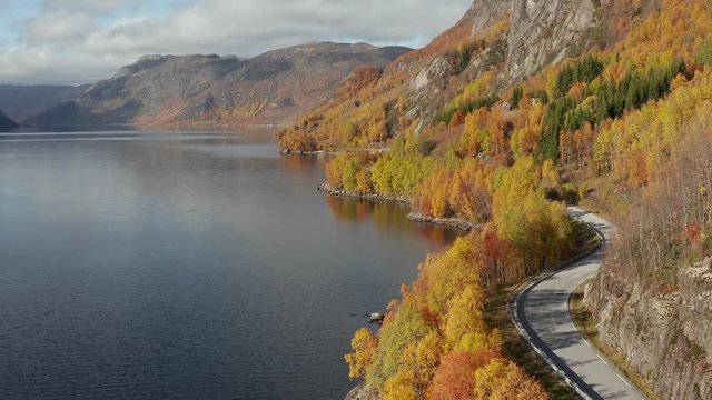 Autumn Landscapes in Norway - by fjords and mountains