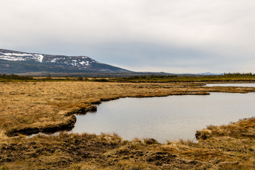 Long Range Mountains from the trail to Western Brooke Pond, Grose Morne National Park, Newfoundland, Canada