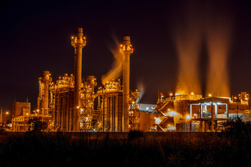 Fototapeta na wymiar Light industry power plants