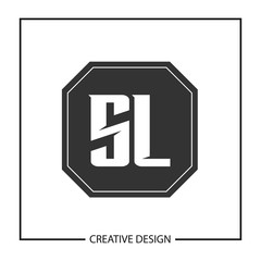 Initial Letter SL Logo Template Design