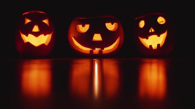 Halloween Pumpkins Funny monster