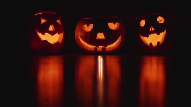 Happy Halloween Pumpkins face