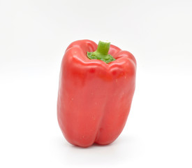 Pepper white background