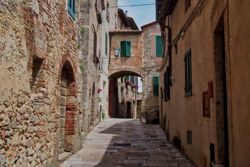 Fototapeta na wymiar Tuscany recess in Cetona