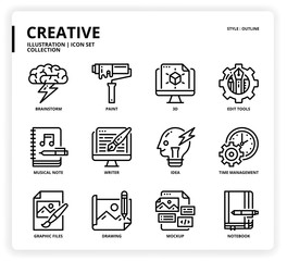 Creative icon set