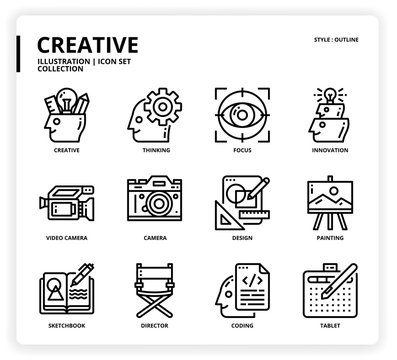 Creative icon set