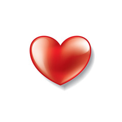 Heart sign for Valentine day. Vector illustration