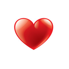 Obraz na płótnie Canvas Heart sign for Valentine day. Vector illustration