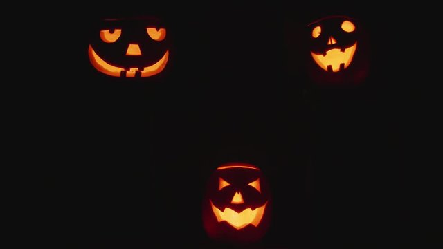 Happy Halloween Pumpkins face