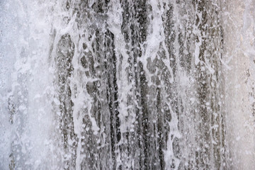 Abstract background with lots of falling water