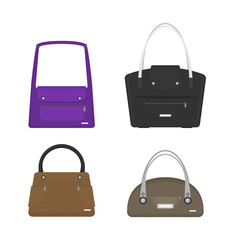 Fashion Bags set. Isolated vector illustration. Flat design