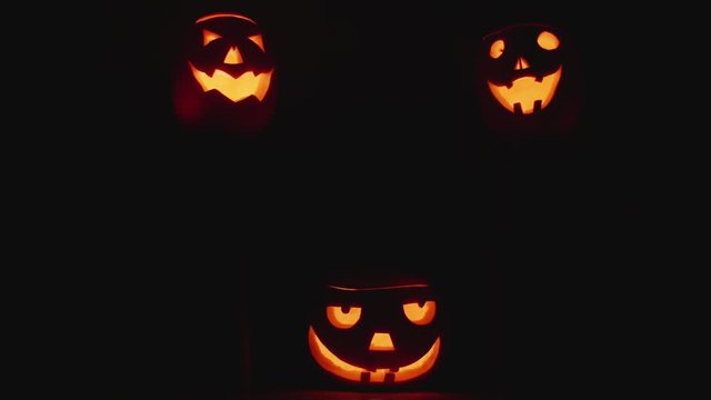 Happy Halloween Pumpkins face