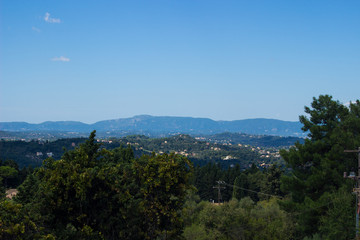 panorama of corfu greece