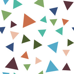 Different Triangles Seamless vector Pattern EPS 10. Texture background for textile, print, paper, fabric background, wallpaper