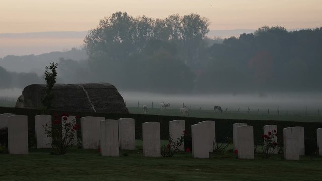Places of World War One in Belgium: Plugstreet Wood British Military Cemetery