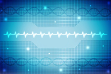 2D illustration medical structure background
