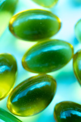 Cod fish liver oil capsules