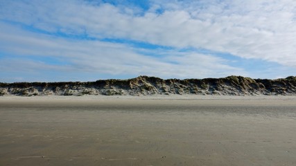D&uuml;nenlandschaft am Nordseestrand in Zeeland, Niederlande