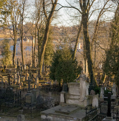 Сemetery in autumn