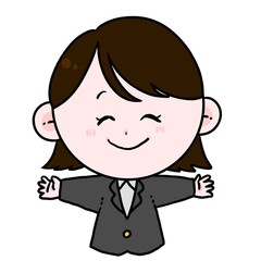 女性社員 笑顔