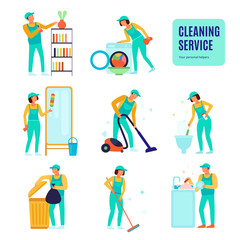 Cleaning Service Icons Set