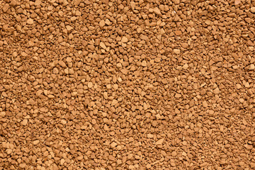 Texture of instant coffee